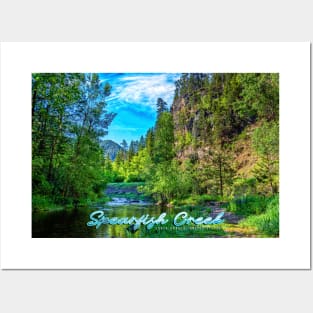 Spearfish Creek in the Black Hills Posters and Art